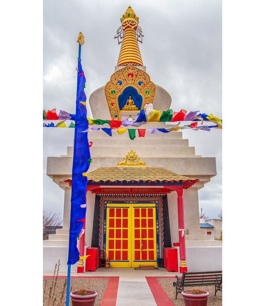 The stupa at the Kagyu Shenpen Kunchab Tibetan Buddhist Center symbolizes love, compassion and liberation, its lama tells SFR.