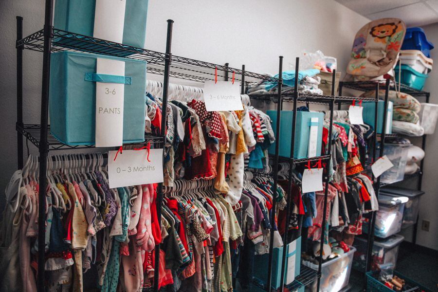 Maternity and childrens clothes at The Village Closet.